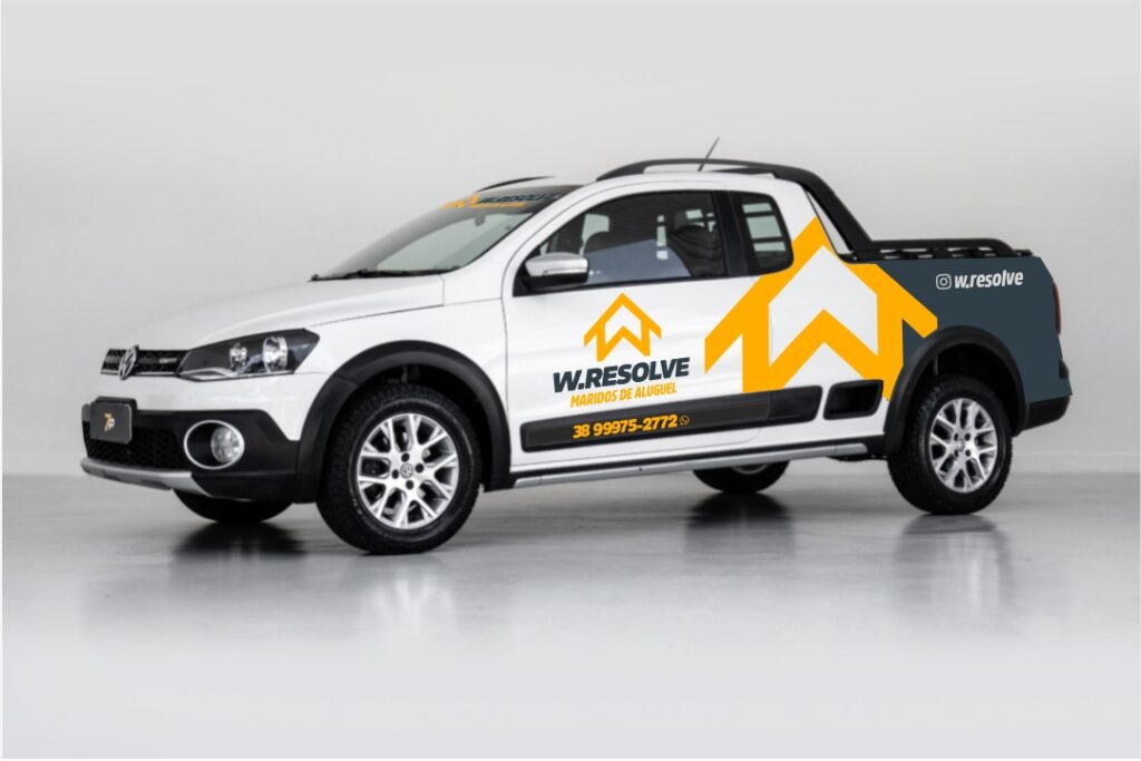 Carro frente | WResolve Maridos de Aluguel- Identidade-Visual - Marketing Digital em Pirapora
